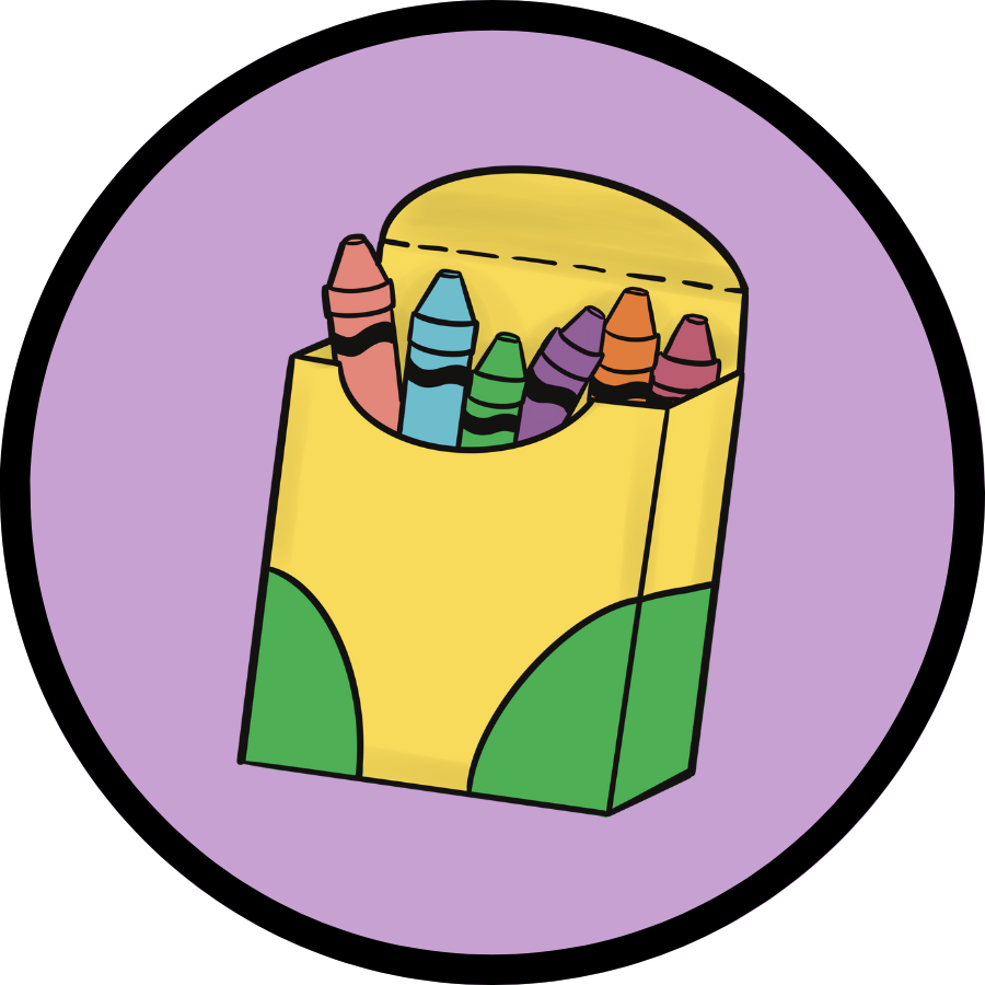  Box of crayons